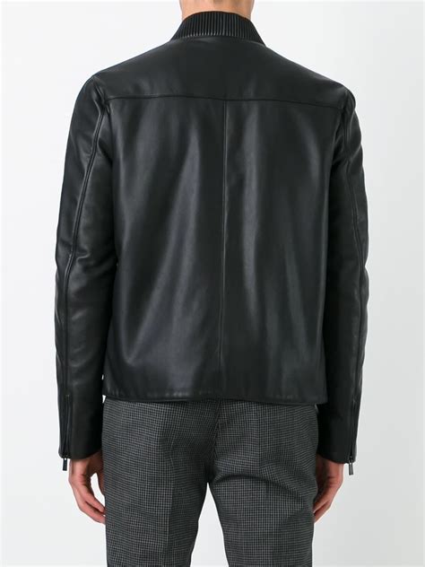 fendi karlito leather jacket|fendi official website.